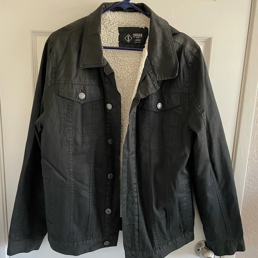 Indigo Star Jacket Coat Men’s L - Picture 1 of 7